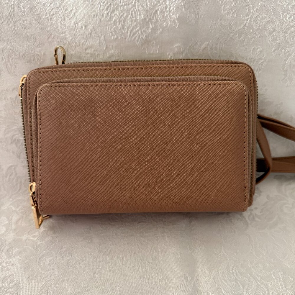 Vegan Leather Crossbody Bag/Wallet